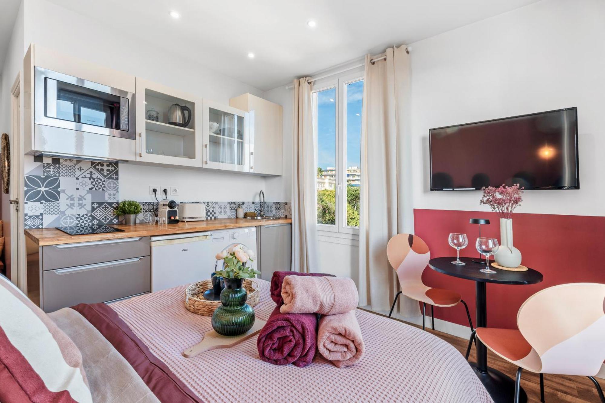 Nice Renting - Cambrai03 - Seaside Studio On The Promenade Des Anglais 외부 사진
